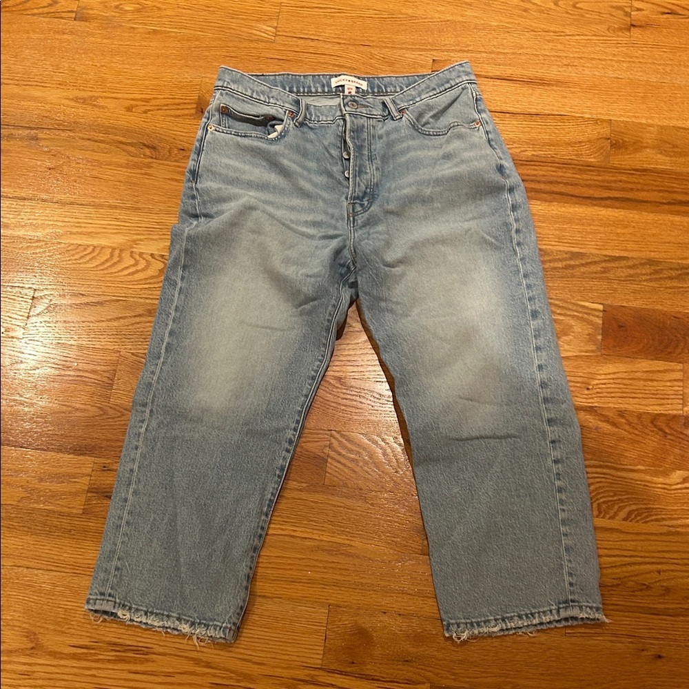 Lucky High Rise Crop Denim Jeans 12/31 euc